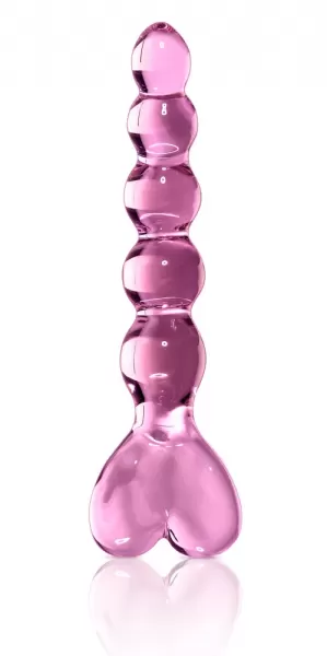 Icicles No. 43 Pink stiklinis dildo &ndash; nuotrauka 2