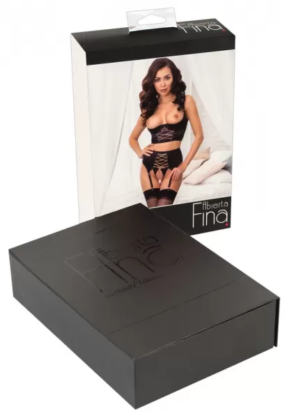 Abierta Fina Shelf Bra Set 85B/L Seksuali liemenėlė &ndash; nuotrauka 9