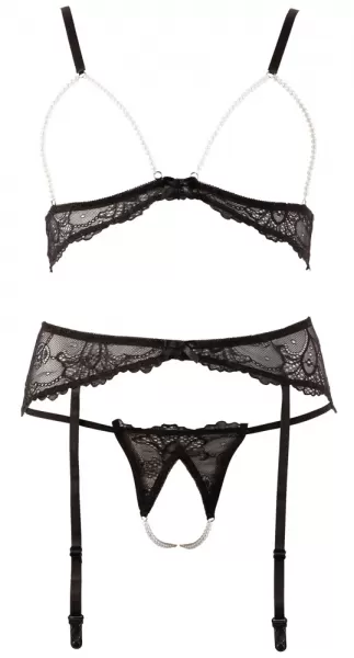 Abierta Fina Bra Set Pearls S Seksuali liemenėlė &ndash; nuotrauka 8