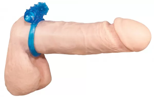 You2Toys Vibrating cockring blue vibruojantis penio žiedas su elementais &ndash; nuotrauka 3