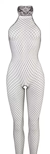 NO:XQSE Net catsuit black S/M glaustinukė &ndash; nuotrauka 4