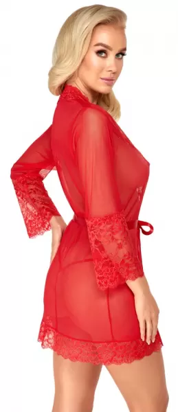 Kissable Kimono red L/XL seksualūs naktiniai &ndash; nuotrauka 4