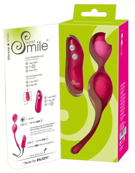 Sweet Smile Remote Controlled Vibruojantis kiau&scaron;inėlis &ndash; nuotrauka 8