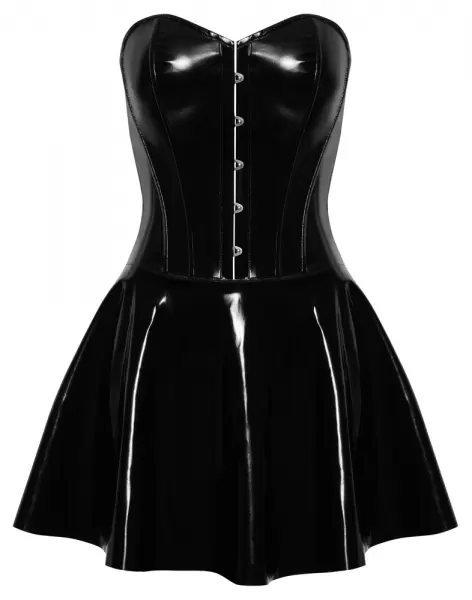 Black Level Vinyl Dress Hooks xl Seksuali lateksinė apranga &ndash; nuotrauka 6