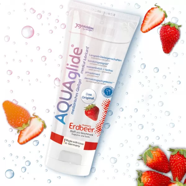 AQUAglide strawberry 100 ml oralinis lubrikantas &ndash; nuotrauka 2