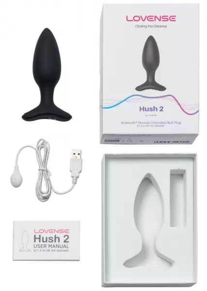 Lovense Hush 2 (1.5) Vibruojantis analinis dildo &ndash; nuotrauka 7