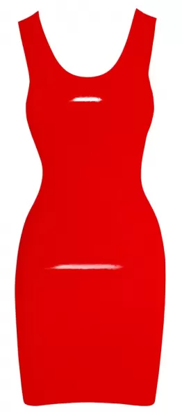 Late X Latex Dress red L Seksuali lateksinė apranga &ndash; nuotrauka 4