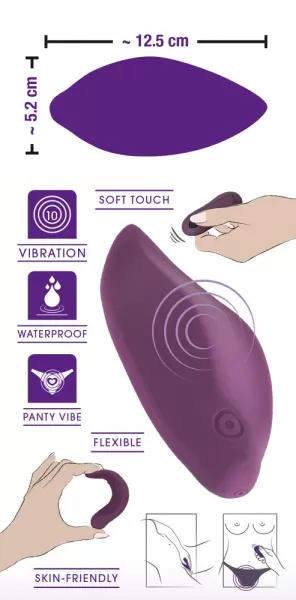 Sweet Smile rc Panty Vibrator klitorinis vibratorius &ndash; nuotrauka 10