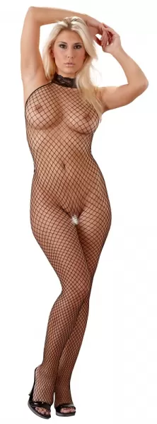 NO:XQSE Net catsuit black S/M glaustinukė &ndash; nuotrauka 2