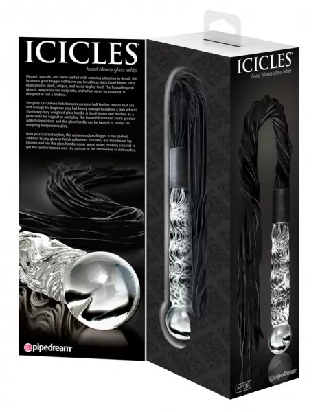 Icicles No. 38 Clear/Blue botagas seksui &ndash; nuotrauka 4