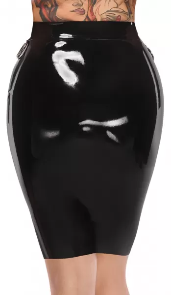 Late X Latex Skirt S Plius dydžio seksuali apranga &ndash; nuotrauka 6