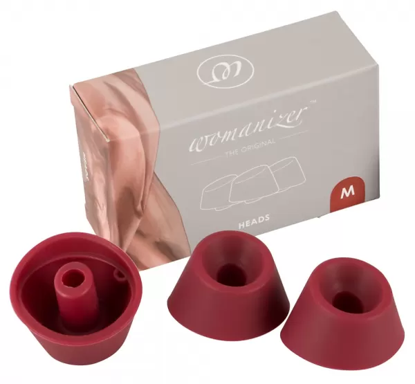 Womanizer Wom. Heads Duo Bordeaux M Sekso žaislo priedas &ndash; nuotrauka 3
