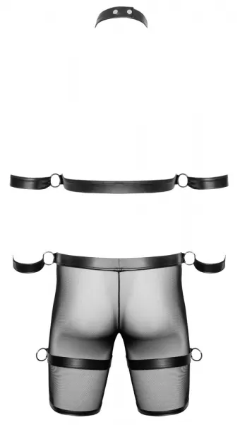 Svenjoyment Bondage Men's Harness and Pants M seksualios vyri&scaron;kos trumpikės &ndash; nuotrauka 8