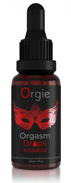 Orgie Orgasm Drops kissable 30 ml Stimuliuojantis lūpų balzamas &ndash; nuotrauka 2