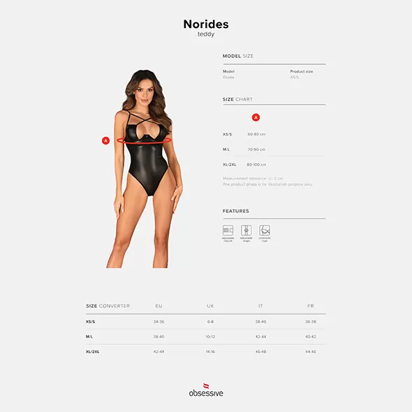Obsessive - Norides teddy XS/S glaustinukė &ndash; nuotrauka 7