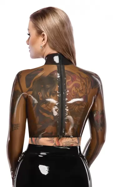 Late X Latex Shirt 2XL Seksuali lateksinė apranga &ndash; nuotrauka 5
