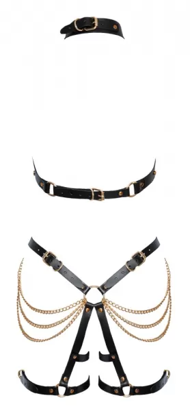 Zado Leather Harness Set L/XL Seksuali lateksinė apranga &ndash; nuotrauka 8