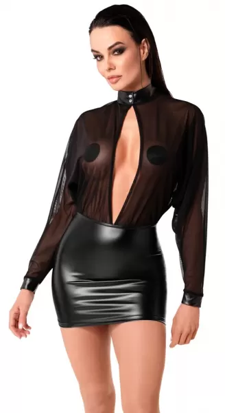 Noir Dress Tulle xl Seksuali suknelė &ndash; nuotrauka 2