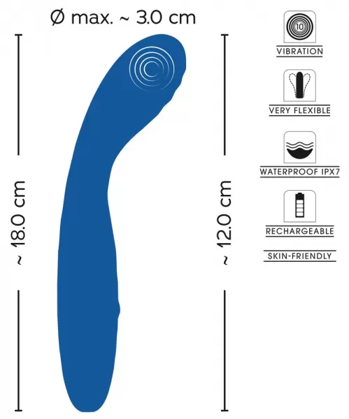Sweet Smile Flexible G-Spot G ta&scaron;ko vibratorius &ndash; nuotrauka 11
