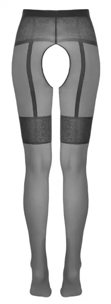 Cottelli legwear Crotchless Tights 2 Prisegamos kojinės &ndash; nuotrauka 8