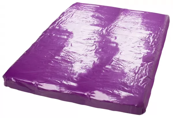 Fetish Collection Vinyl Bed Sheet purple 200x230 paklodė masažui &ndash; nuotrauka 3