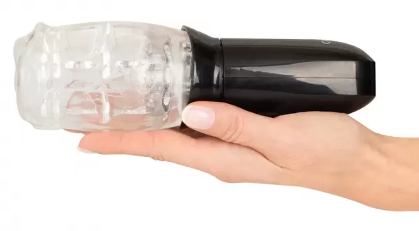 Stroker Rotating Mast. Clear Vibruojantis masturbatorius &ndash; nuotrauka 8