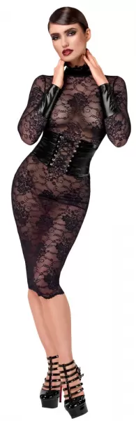 Noir Dress Lace xl Seksuali suknelė &ndash; nuotrauka 3