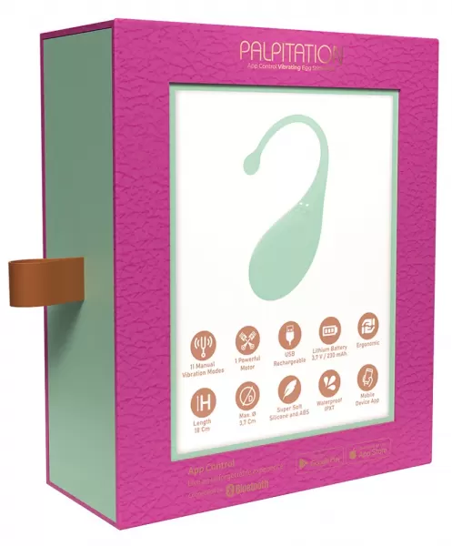 Adrien Lastic Palpitation Mint Vibruojantis kiau&scaron;inėlis &ndash; nuotrauka 9