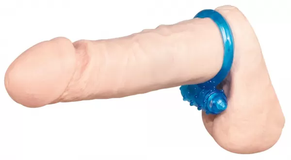 You2Toys Vibrating cockring blue vibruojantis penio žiedas su elementais &ndash; nuotrauka 4