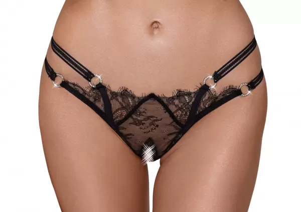 Cottelli lingerie Crotchless String M/L kelnaitės, stringai &ndash; nuotrauka 2