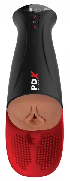 Pdx Elite pdxe Fuck-O-Matic Pro xl Brown Vibruojantis masturbatorius &ndash; nuotrauka 2