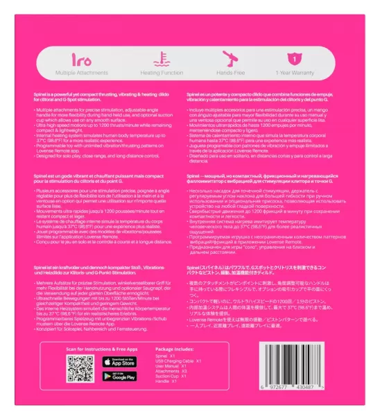 Lovense Spinel Multifunctional Vibrato Vibratorius &ndash; nuotrauka 18