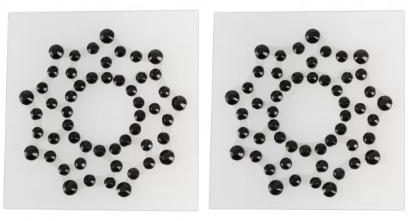 Cottelli Collection Nipple Stickers Rhinestone erotinė dovana &ndash; nuotrauka 2