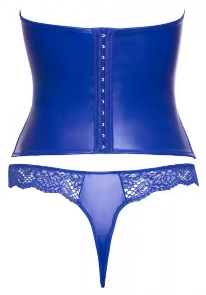 Cottelli lingerie Corset blue L glaustinukė &ndash; nuotrauka 7