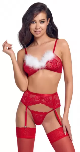 Cottelli lingerie X-Mas Bra Set S/M Teminis kostiumas &ndash; nuotrauka 2