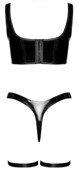 Black Level Vinyl Top and Thong M Seksuali lateksinė apranga &ndash; nuotrauka 9