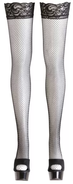Cottelli legwear Net Hold-up Stockings black M Prisegamos kojinės &ndash; nuotrauka 4