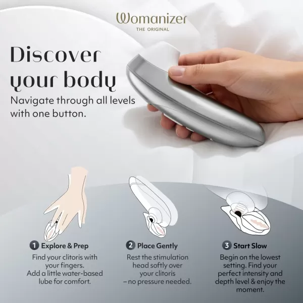 Womanizer Pro Silver Vibratorius &ndash; nuotrauka 9