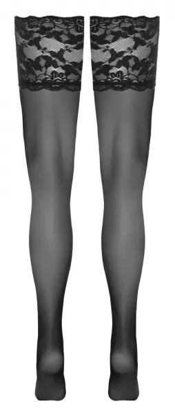 Cottelli legwear HoldUps black 2 Prisegamos kojinės &ndash; nuotrauka 8