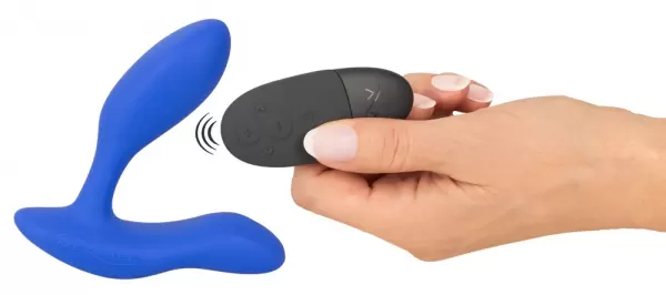 We-Vibe Vector+ Royal Blue Vibruojantis analinis dildo &ndash; nuotrauka 8