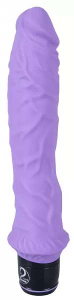 Vibra Lotus Classic Silicone Vibe purple tikrovi&scaron;kas vibratorius &ndash; nuotrauka 2
