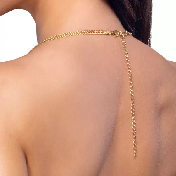 Cottelli accessoires Body Chain Gold Seksuali juvelyrika &ndash; nuotrauka 7