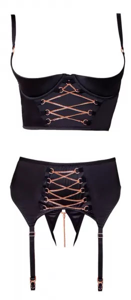 Abierta Fina Shelf Bra Set 85B/L Seksuali liemenėlė &ndash; nuotrauka 4