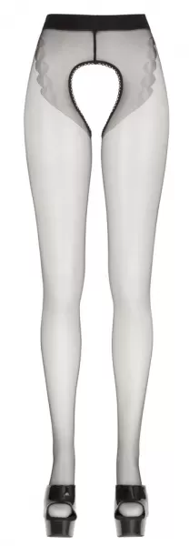 Cottelli legwear Crotchless Tights 2 Prisegamos kojinės &ndash; nuotrauka 4