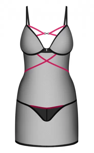 Obsessive obs Chemise XL/2XL seksualūs naktiniai &ndash; nuotrauka 3