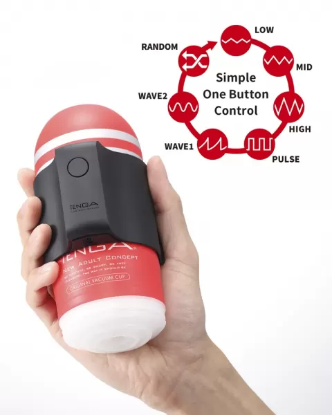 Tenga Cup Vibrator Limited Set Vibruojantis masturbatorius &ndash; nuotrauka 4