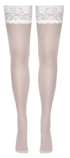 Cottelli legwear Hold-ups white 5 Prisegamos kojinės &ndash; nuotrauka 8