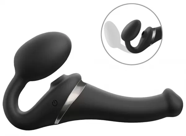 Strap-On-Me Multi Orgasm Bendable S Black Strap-on dildo &ndash; nuotrauka 2