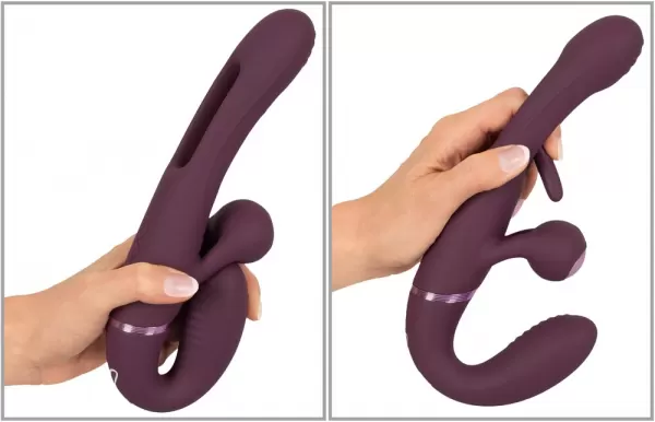 Javida Strapless Strap-On Flic vibratorius poroms &ndash; nuotrauka 10