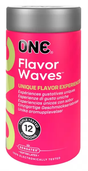 One Flavor Waves x 12 Prezervatyvai &ndash; nuotrauka 8